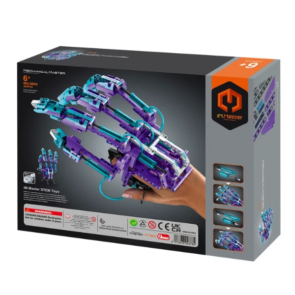 Set de construcție im master mechanical master „mănușa hidraulică”, 484 piese 7