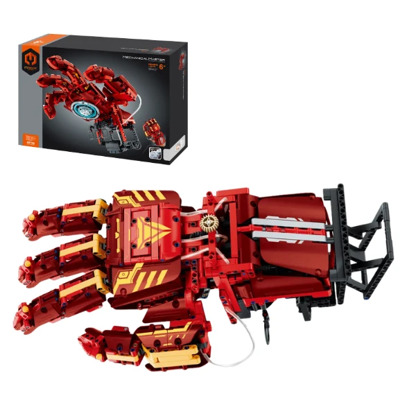 Set de construcție im master mechanical master „mănușa iron man”, 1099 piese 2