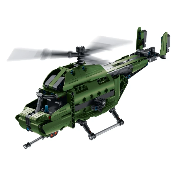 Set de construcție 2 în 1 im master mechanical master - „elicopter militar”, 393 piese 2