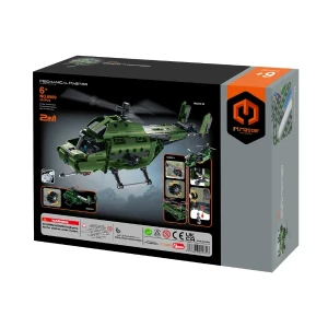 Set de construcție 2 în 1 im master mechanical master - „elicopter militar”, 393 piese Thumbnail 7