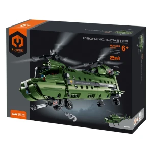 Set de construcție 2 în 1 im master mechanical master - „elicopter militar”, 393 piese Thumbnail 3