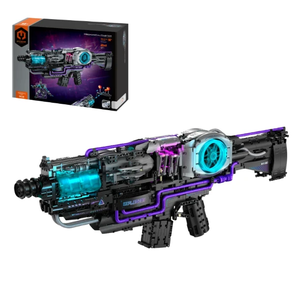 Set de construcție 2 în 1, im master mechanical master „pistol electric”, 2531 piese 2