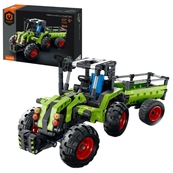 Set de construcție 2 în 1 im master mechanical master - „tractoare”, 346 piese 2
