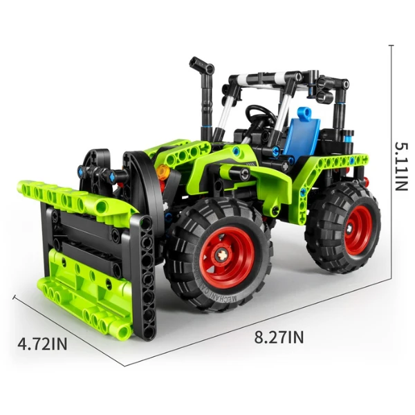 Set de construcție 2 în 1 im master mechanical master - „tractoare”, 346 piese 9
