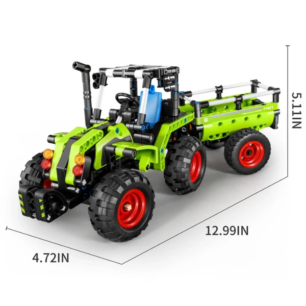 Set de construcție 2 în 1 im master mechanical master - „tractoare”, 346 piese 7