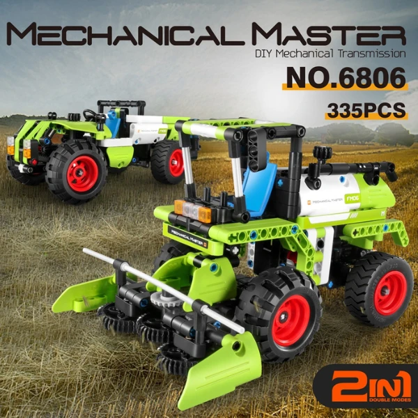 Set de construcție 2 în 1 im master mechanical master - „mașină de recoltat - tractor”, 335 piese 10