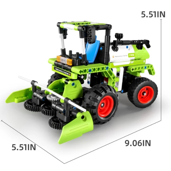 Set de construcție 2 în 1 im master mechanical master - „mașină de recoltat - tractor”, 335 piese 7
