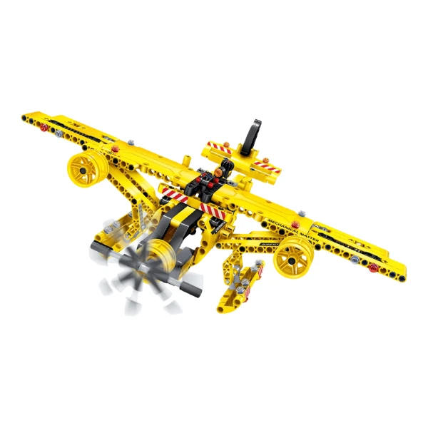 Set de construcție 2 în 1 im master mechanical master - „camion basculant - avion”, 361 piese 4