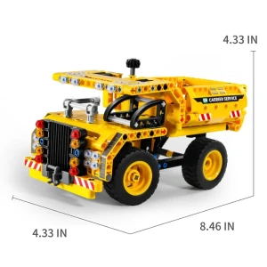 Set de construcție 2 în 1 im master mechanical master - „camion basculant - avion”, 361 piese Thumbnail 7