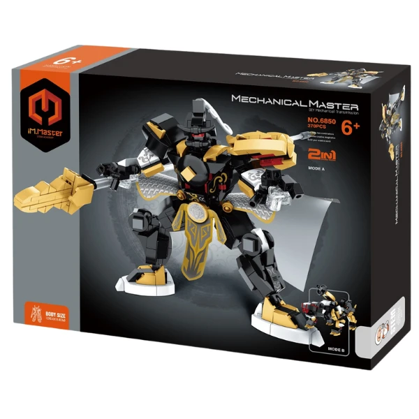 Set de construcție 2 în 1 im master mechanical master „cei cinci generali tigri: zhang fei”, 370 piese 4