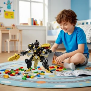 Set de construcție 2 în 1 im master mechanical master „cei cinci generali tigri: zhang fei”, 370 piese Thumbnail 5