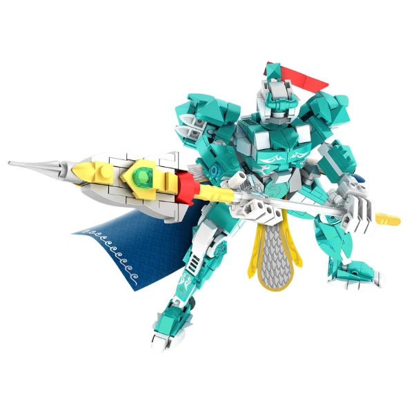 Set de construcție 2 în 1 im master mechanical master „cei cinci generali tigri: zhao yun”, 357 piese 2