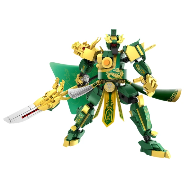 Set de construcție 2 în 1 im master mechanical master „cei cinci generali tigri: guan yu”, 373 piese 2