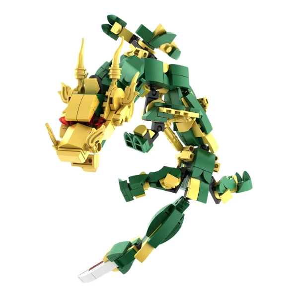 Set de construcție 2 în 1 im master mechanical master „cei cinci generali tigri: guan yu”, 373 piese 4