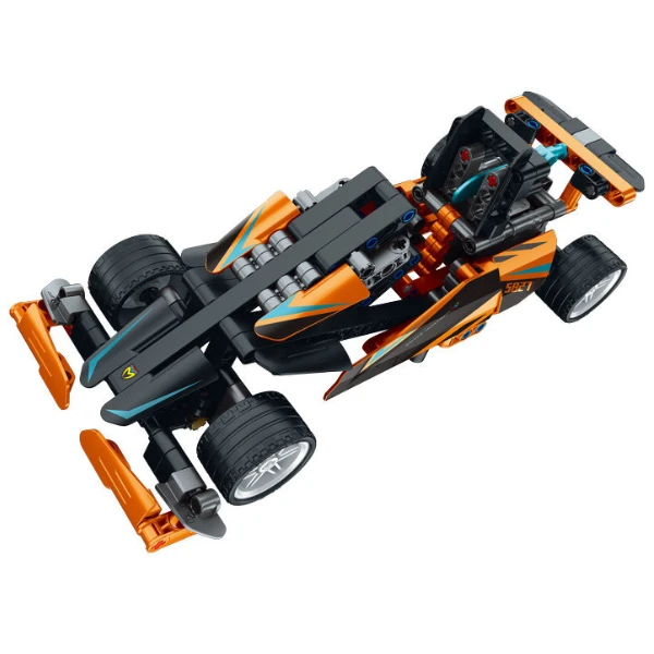 Set de construcție 2 în 1, im master mechanical master „mașină sportivă”, cu inerție, 221 piese 4