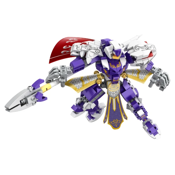 Set de construcție 2 în 1 im master mechanical master „cei cinci generali tigri: ma chao”, 340 piese 2
