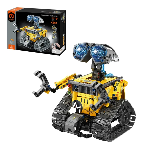 Set de construcție 4 în 1, im master mechanical master „robot wall-e”, cu telecomandă, 560 piese 2