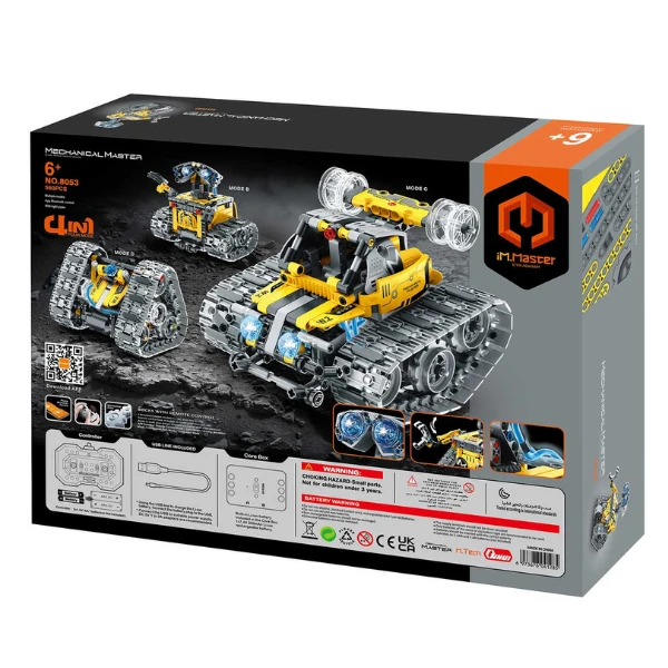 Set de construcție 4 în 1, im master mechanical master „robot wall-e”, cu telecomandă, 560 piese 7