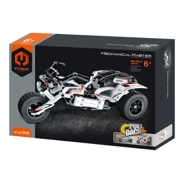 Set de construcție im master mechanical master „motocicletă de curse”, cu inerție, 198 piese 3