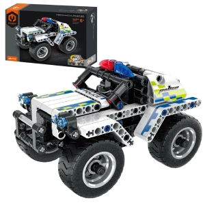 Set de construcție im master mechanical master „mașină de poliție”, cu inerție, 199 piese Thumbnail 2