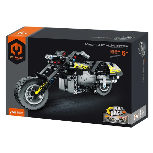 Set de construcție im master mechanical master „motocicletă”, cu inerție, 183 piese 3