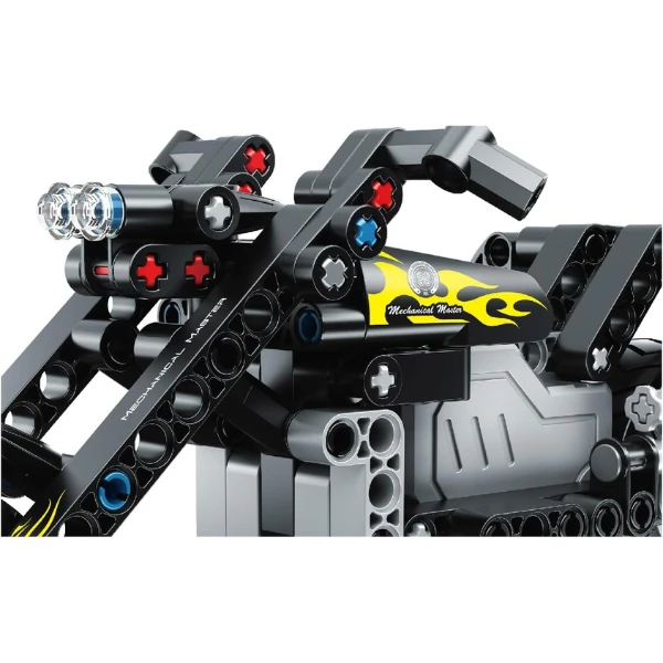 Set de construcție im master mechanical master „motocicletă”, cu inerție, 183 piese 4