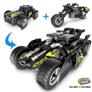 Set de construcție im master mechanical master „motocicletă”, cu inerție, 183 piese Thumbnail 6