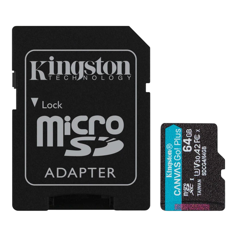 Карта памяти kingston canvas go! plus, 64гб (sdcg4/64gb) 5