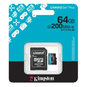 Card de memorie kingston canvas go! plus, 64gb (sdcg4/64gb) Thumbnail 3