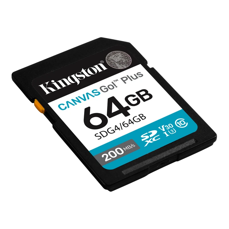 Карта памяти kingston canvas go! plus, 64гб (sdg4/64gb) 3