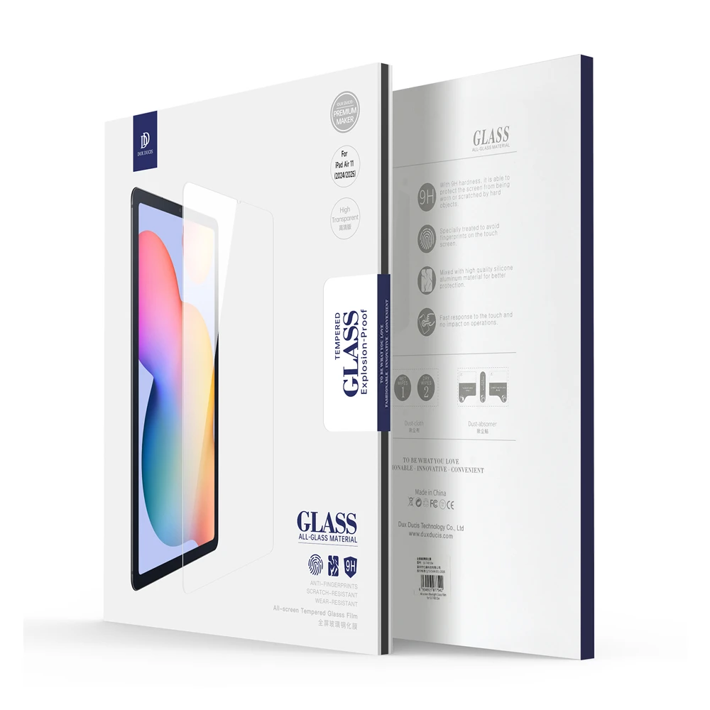 Dux ducis закаленное стекло 2.5d для ipad air 11 (2024/2025), прозрачное 2