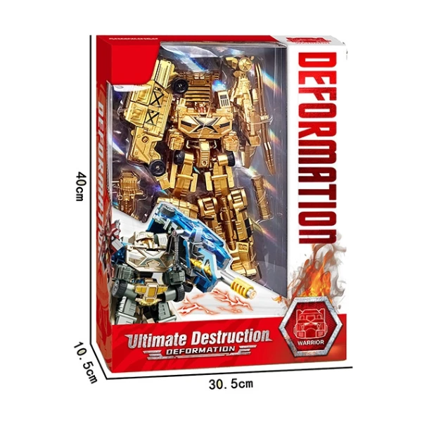 Robot transformer 5 în 1 "distrugere totală" 4