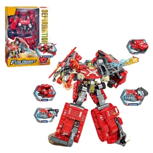 Robot transformer 5 în 1 "robot de foc"
