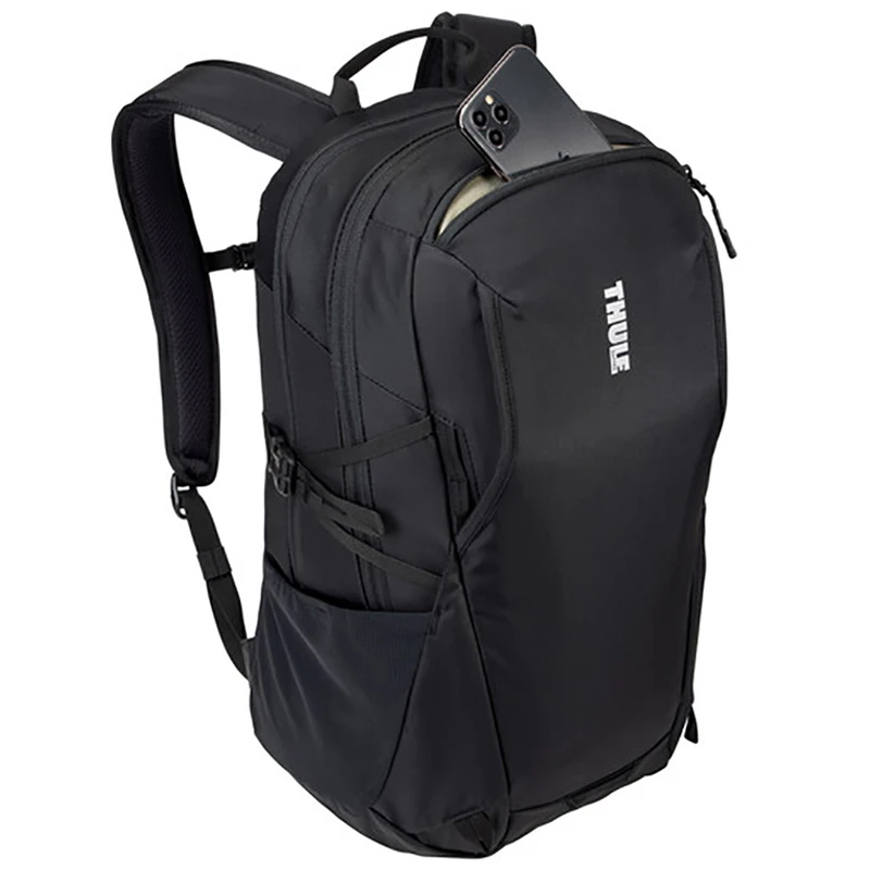 Rucsac pentru laptop thule enroute, 15.6", construit cu nailon 400d aprobat bluesign cu fermoare ykk, negru 7
