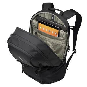Rucsac pentru laptop thule enroute, 15.6", construit cu nailon 400d aprobat bluesign cu fermoare ykk, negru Thumbnail 4