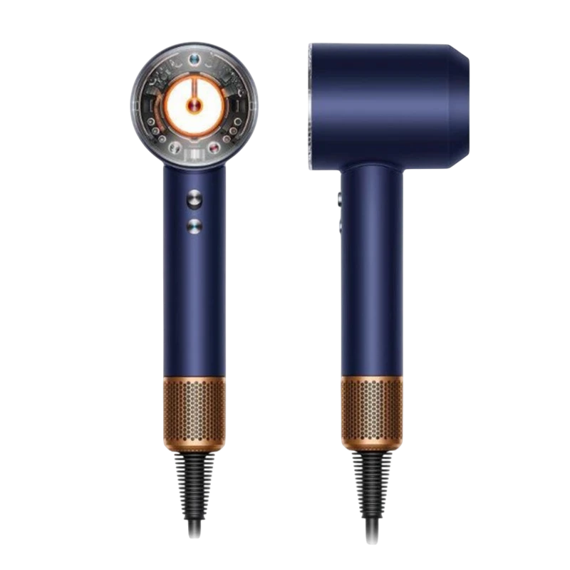 Uscător de păr dyson supersonic nural hd16 straight+wavy, 1600w, prussian blue | rich copper 2