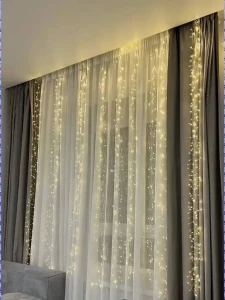 Гирлянда-штора led, 3×3 м, 750 led, тёплый белый (31-001.p33g) Thumbnail 4