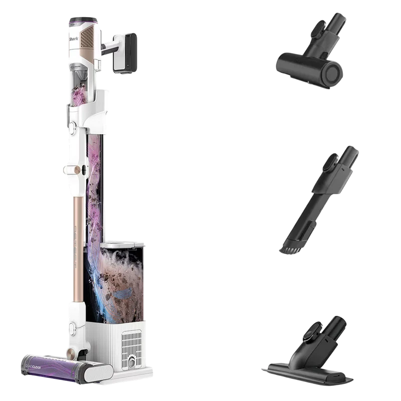 Вертикальный пылесос shark iw3612eut, белый 4