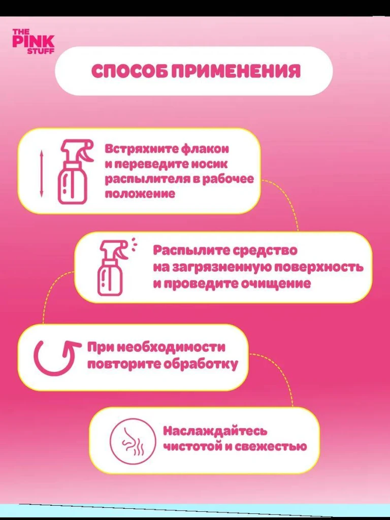The pink stuff – универсальный очищающий спрей multi-purpose, 750 ml (823682) 6