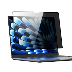 Dux ducis защитная пленка конфиденциальности leno для macbook air 13.6 (2022/2024/2025), черная Thumbnail 1