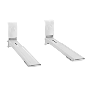 Suport fixat pe perete barkan 114, alb