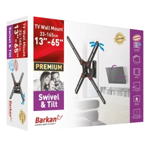Настенное крепление для телевизора barkan bm320, чёрный Thumbnail 3
