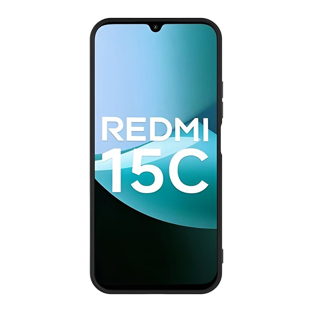 Чехол woo liquid silicone для redmi 15c (173 мм), черный 2
