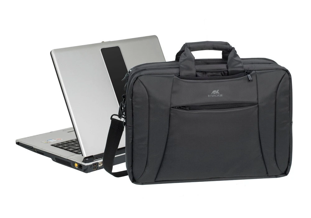Geantă pentru laptop rivacase central, 16", poliester, negru 11