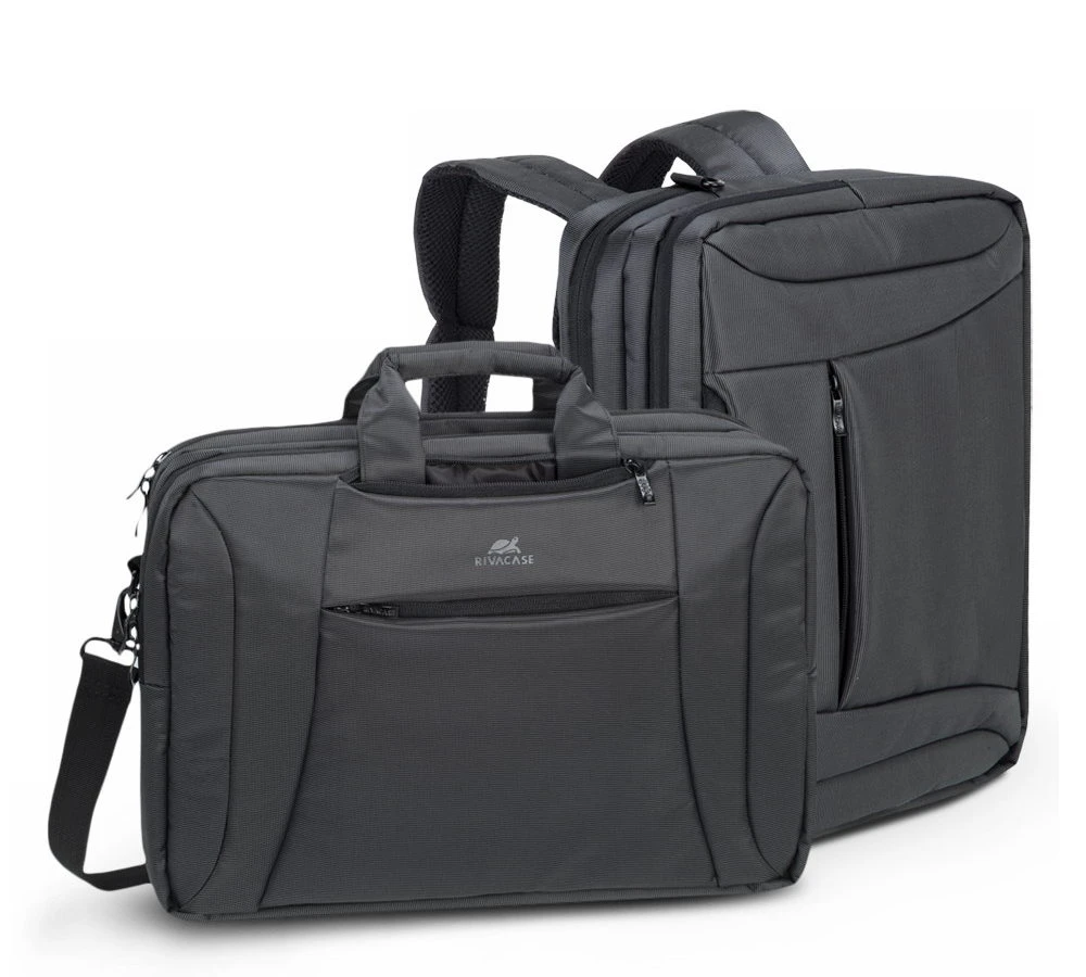 Geantă pentru laptop rivacase central, 16", poliester, negru 21