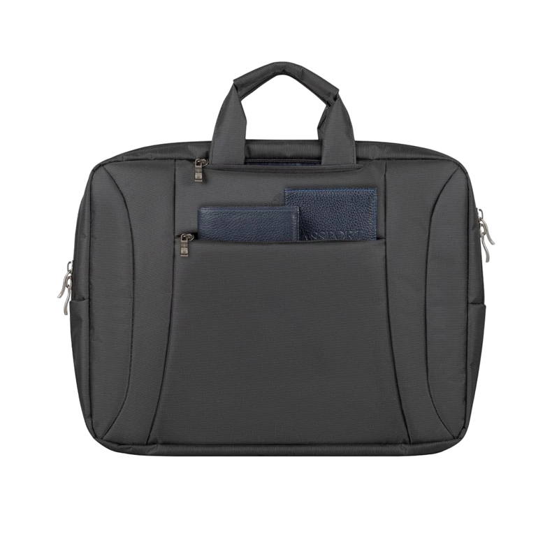Geantă pentru laptop rivacase central, 16", poliester, negru 9