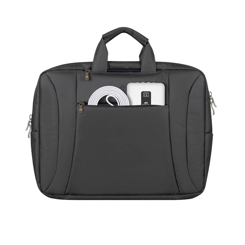 Geantă pentru laptop rivacase central, 16", poliester, negru 24