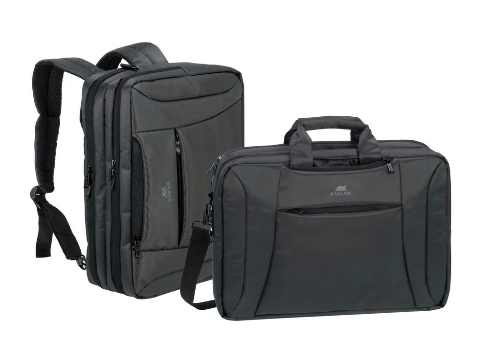 Geantă pentru laptop rivacase central, 16", poliester, negru 31