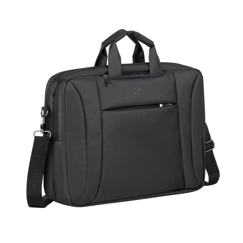 Geantă pentru laptop rivacase central, 16", poliester, negru 25