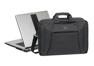 Geantă pentru laptop rivacase central, 16", poliester, negru Thumbnail 11